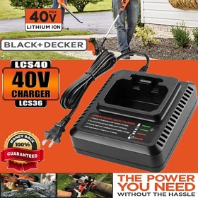 40V 2.0Ah for Black Decker 40 Volt Max Lithium Battery / Charger LBXR36 LBX2040