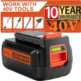 40V 4.0Ah for Black Decker 40 Volt Max Lithium Battery/Charger LBXR36 LBX2040