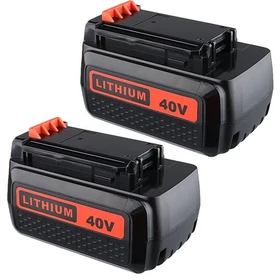 5.0AH 40Volt for Black & Decker 40V MAX Lithium Battery / Charger LBX2040 LBXR36