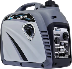 Pulsar 2,300W Portable Gas-Powered Quiet Inverter Generator with USB Outlet & Pa