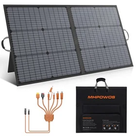 MHPOWOS 400W 220W 110W Foldable Solar Panel for Ecoflow Jackery Anker Bluetti
