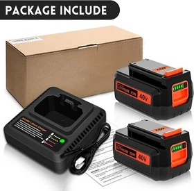 For Black Decker 40V 40Volt Lithium Charger / Battery LBX2040 LST136 LBX1540