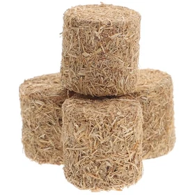 4 Pcs Miniature Farm Decor Haystack Decorations Haybale Craft Haybales
