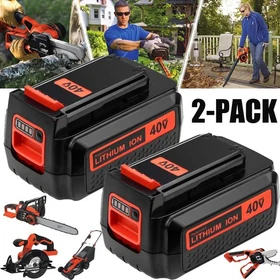 1-2PACK 40V 2.0Ah for Black Decker 40 Volt Max Lithium Battery LBXR36 LBX2040