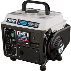 Pulsar G1200SG 1,200W Carrying Handle Gas-Powered Portable Generator, 1200w,