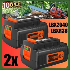 1~2PACK 40V 3.6Ah for Black Decker 40 Volt Max Lithium Battery LBXR36 LBX2040