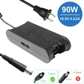90W Laptop AC Adapter Charger Power Supply for Dell PA10 PA12 Family Power Cord