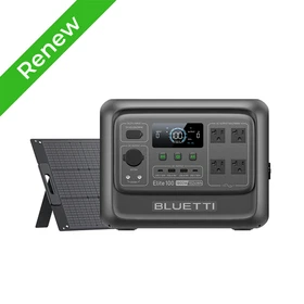 BLUETTI Elite 100 V2 1800W 1024Wh Power Station+100W/200W/350W Solar Panel Combo