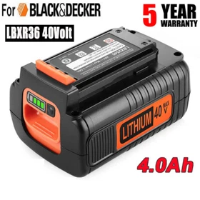 40V Lithium Battery replacement for Black and Decker LBX2040 LBXR36 LBXR2036 NEW