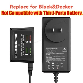 Replacment for Black and Decker 40V 5.0Ah 40 Volt Max Lithium LBXR36 LBX2040 NEW