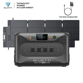 BLUETTI Apex 300 3840W 2764.8Wh+ 200W/350W Optional Solar Panel for Power Outage