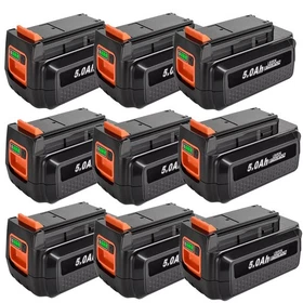 1~9Pcs 40 Volt for Black&Decker 40V 5.0Ah Max Lithium Battery LBX2040 LBXR36 NEW