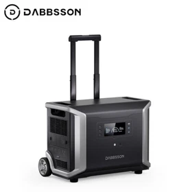 Dabbsson 3430Wh 3600W Portable Power Station Solar Generator w/ 420W Solar Panel