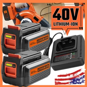40 Volt for Black Decker 40V Max Lithium Battery /Charger LBX2040 LBXR36 LSW36