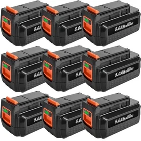 40V For Black and Decker 40 Volt Max Lithium 5.0AH Battery LBX2040 LBXR36 LST136