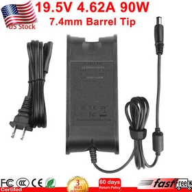 For Dell 90W 90 Watt AC Adapter Power Supply Charger PA-10 Family W/Cable Cord