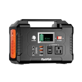 Flashfish 200W 151Wh AC110V Portable Power Station w/wo Solar Panel 100W/60W 18V