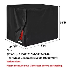 Heavy Duty Universal Generator Cover 210D Waterproof for 5000-10000W
