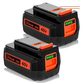40V Lithium Battery & Charger for Black Decker 40 Volt Max LBX2040 LBXR36 LSW36