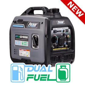 Pulsar Products GD400BN, 4000W Portable super-quiet Dual Fuel & Parallel Capabil Pulsar Products GD400BN, 4000W Portable super-quiet Dual Fuel & Parallel Capabil