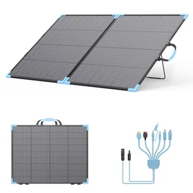 400W 220W Portable Solar Panels Bifacial for Ecoflow Jackery Anker Power Station
