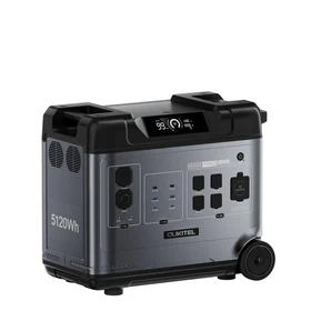OUKITEL 5120Wh 3600W Portable Power Station with Solar Panel for Home Backup RV