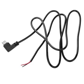 25cm/1m/2m Type C Male Plug Pigtail Extension Cable 22AWG Opend End Power Wire
