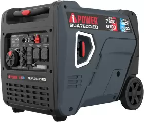 SUA7600IED A-IPOWER Dual Fuel Level Sensor Inverter Generator
