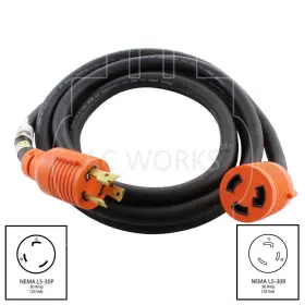 L530PR-010D AC WORKS Soow Nema Rubber Extension Amp Generator #2