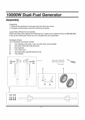 APGG10000GL ALL-POWER AMERICA Owners Manual Dual Fuel #3