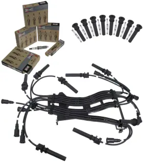 SPRE14MCC4 APDTY Spark Ignition Wires Cop Coil Plug Boots Kit