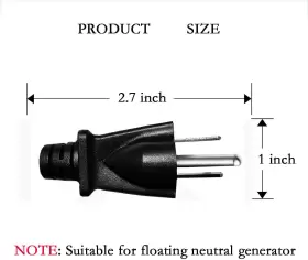 AU15 AU.HBOGT Neutral Bonding Plug Inverter Generator Surge #3