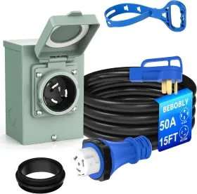 BB2057 BEBOBLY Inlet Box Generator Cord Amp Power