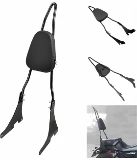 PB-E73R BENLARI Tall Sissy Bar Pad Harley Sportster