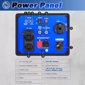 TGA-0251-SE QUIET Inverter Generator Engine #3