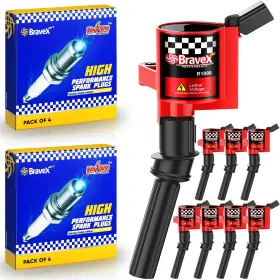 8206-SP479-R1008 BRAVEX Ignition Coil Pack Spark Plug Ford