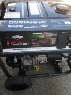 3050592 BRIGGS STRATTON Generator Running Watts Starting