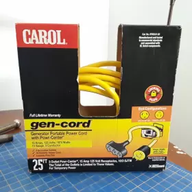 07006.6105 CAROL Generator Power Cord Powr Center