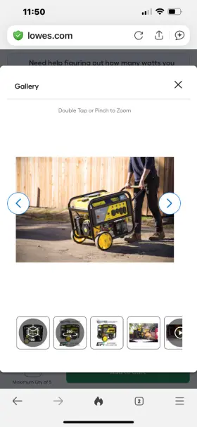 100485 CHAMPION Generator
