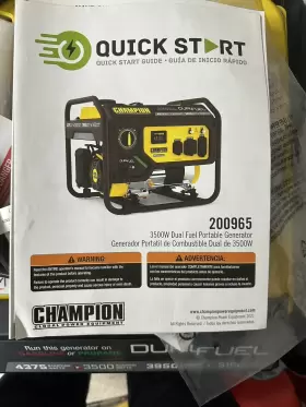 200965 CHAMPION Power Dual Fuel Generator #3
