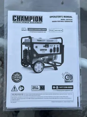 201033C CHAMPION Generator Running Cover Cable #2
