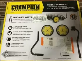 40065 CHAMPION Power Wheel Folding Handle Flat Tire Kit