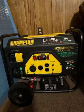 9025 CHAMPION Dual Fuel Generator Total Watts