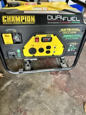 100524 CHAMPION POWER EQUIPMENT Dual Fuel Generator