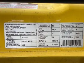201035 CHAMPION POWER EQUIPMENT Dual Fuel #3