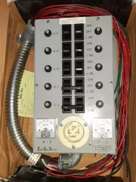 10-7501A CONNECTICUT ELECTRIC Emergen Switch Manual Generator #2