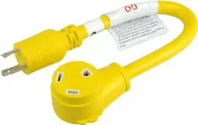 14825 CONNTEK Rv Generator Adapter Prong Locking Male Plug #3