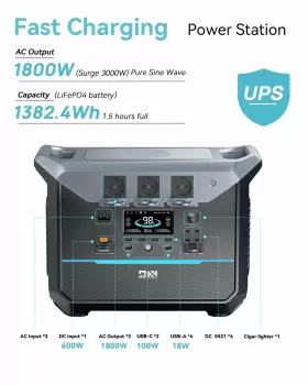 NEO1500 DARANENER Power Station Surge Solar Generator #2