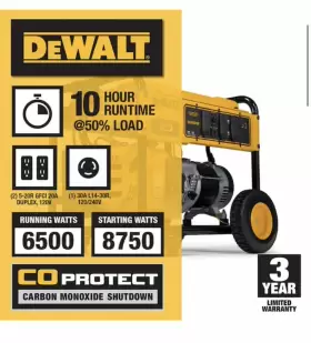 DXGNR6500 DEWALT Gas Generator #2