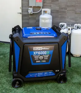 5896862 DUROMAX Dual Fuel Inverter Generator Electric Start